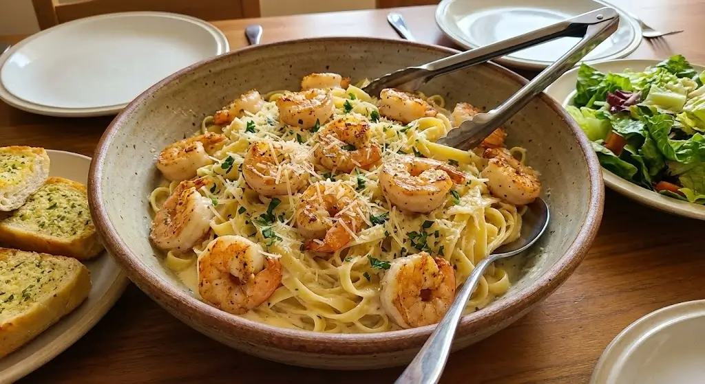 Shrimp Alfredo (Serves 4 - 6)