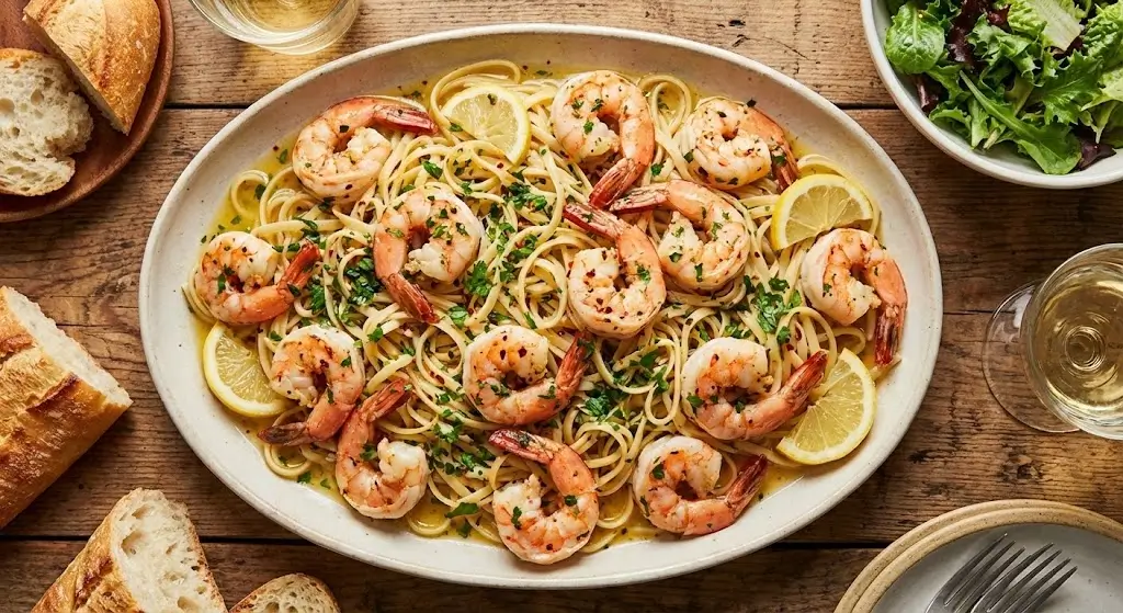 Shrimp Scampi (Serves 4 - 6)