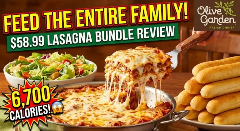 Olive Garden Menu Family-Style Lasagna Bundle Step by Step Guide & Details