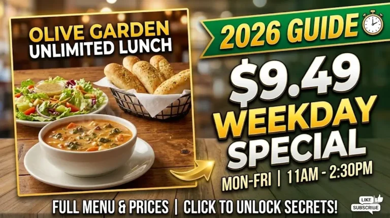 Olive Garden Lunch Special 2026: Latest Prices for Unlimited Soup, Salad & Breadsticks