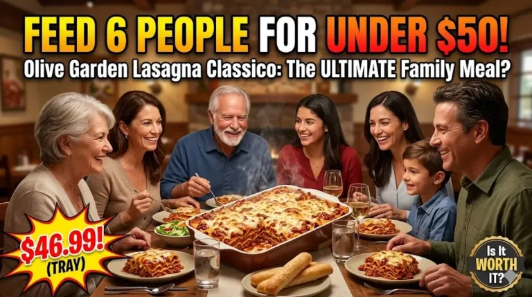 Olive Garden Lasagna Classico Price & Calories Review