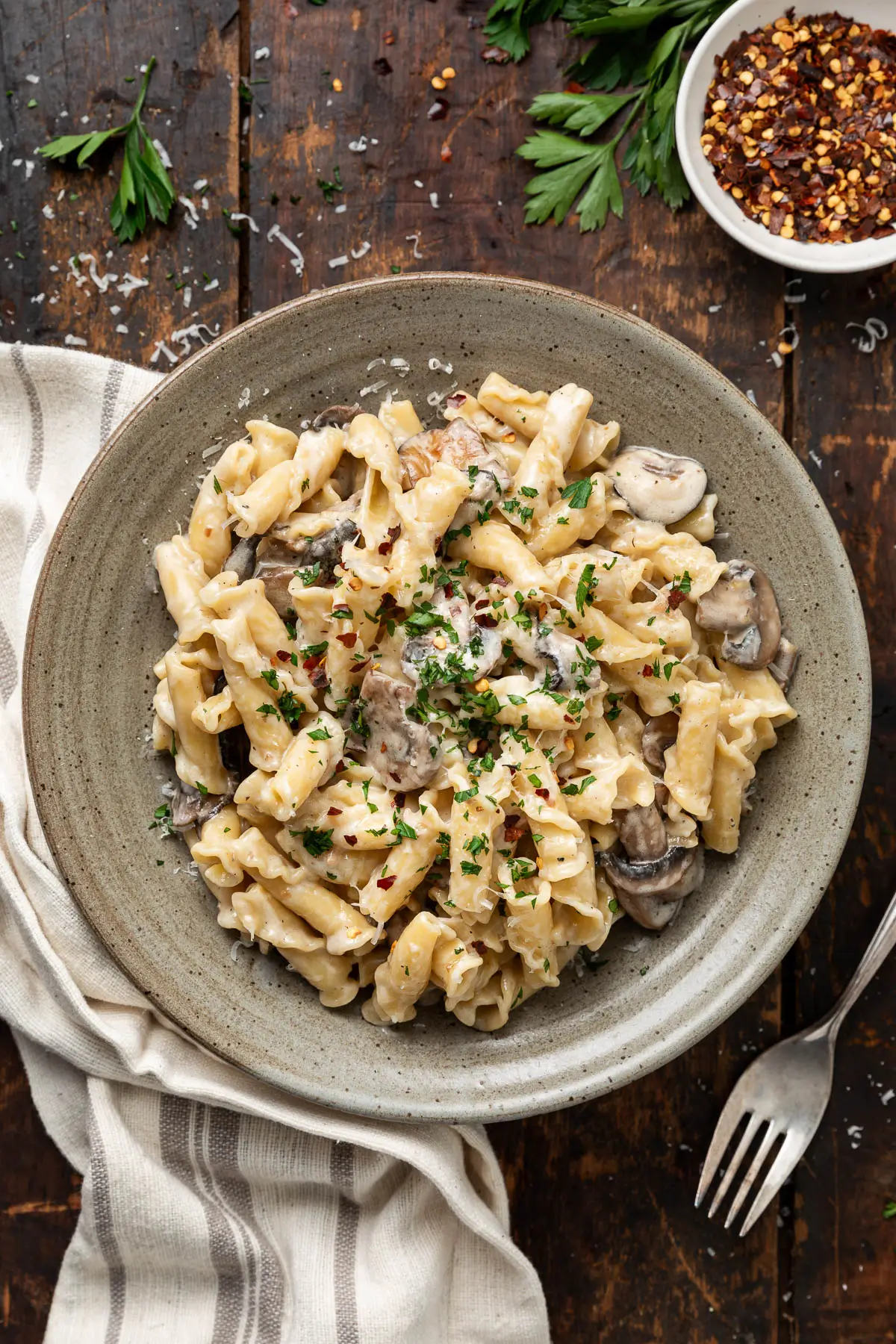 Mushroom Alfredo
